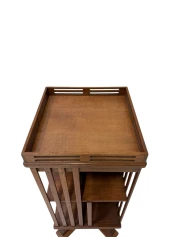 Art Nouveau Jugendstil Revolving Bookcase, 1900s